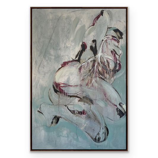 'Silent questions' (120x80cm) Angeline Catteeuw