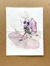 Mixed media original (17,5 x 13,5 cm) Angéline Catteeuw 