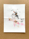 Mixed media original (17,5 x 13,5 cm) Angéline Catteeuw 