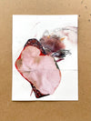 Mixed media original (17,5 x 13,5 cm) Angéline Catteeuw 