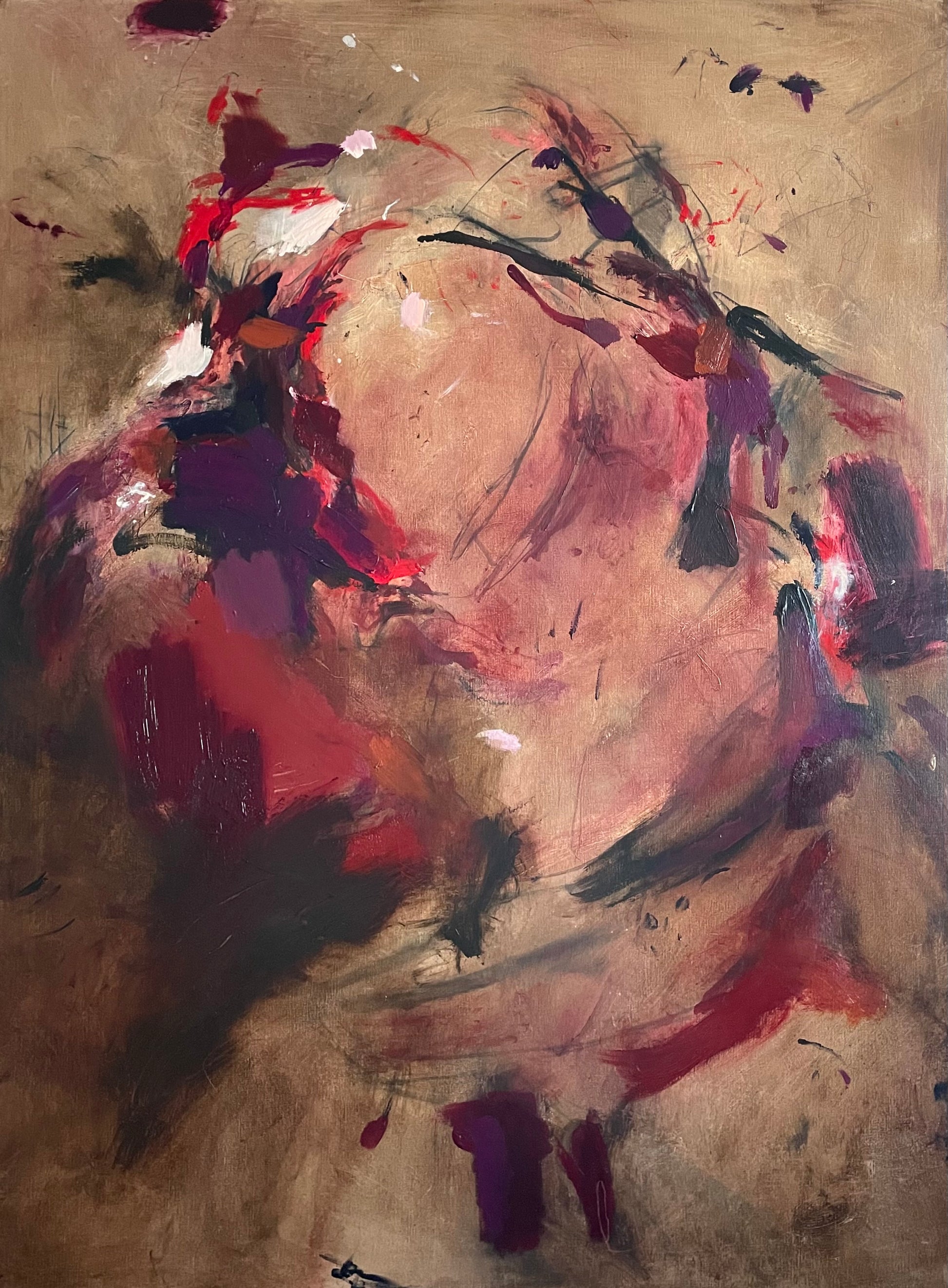 'On the verge of progress' (160x120cm) Angéline Catteeuw 